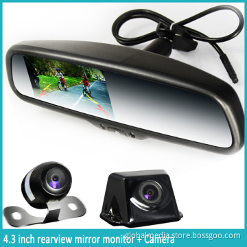4.3 inch LCD Screen Rear View Mirror With Camera